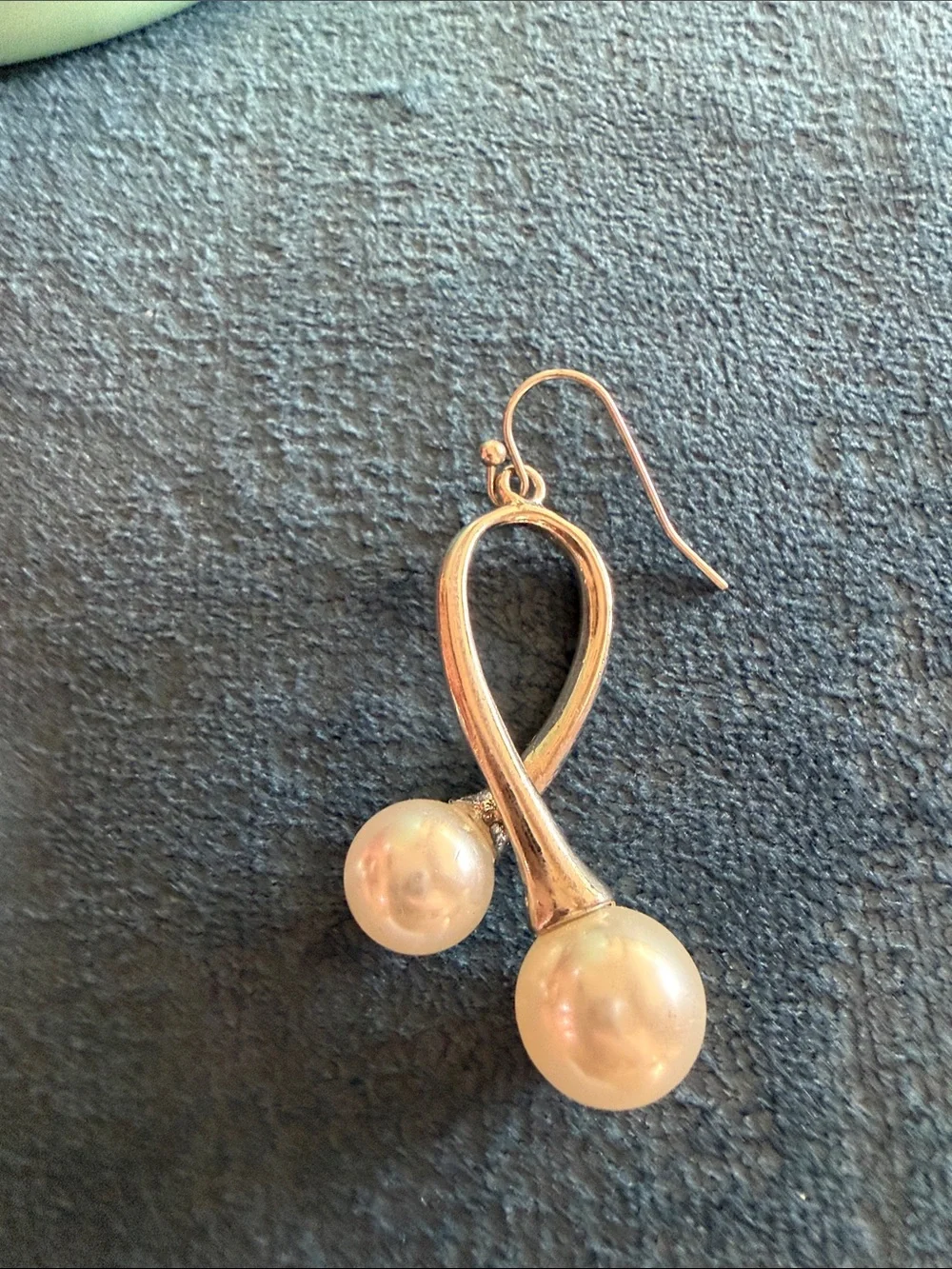 Elegant Silver Toned Pearl Drop Earrings - Fashion Women’s Jewelry